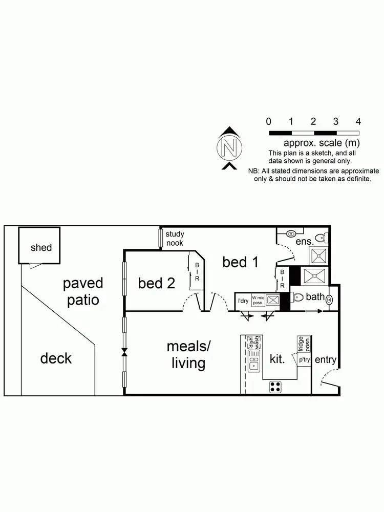 Floorplan of Homely apartment listing, Address available on request