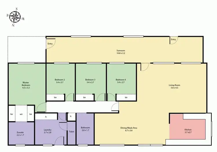 Floorplan of Homely house listing, 279a Albert Street, Sebastopol VIC 3356