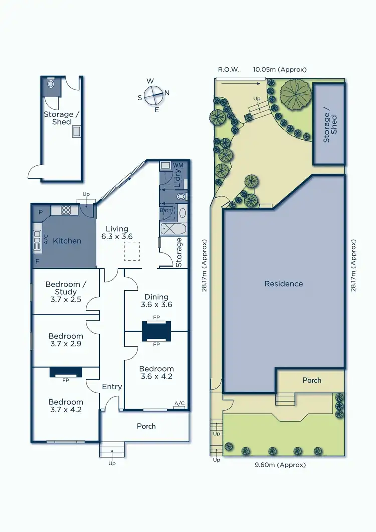 Floorplan of Homely house listing, 13 Carroll Street, North Melbourne VIC 3051