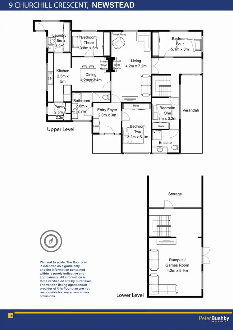Floorplan of Homely house listing, 9 Churchill Crescent, Newstead TAS 7250
