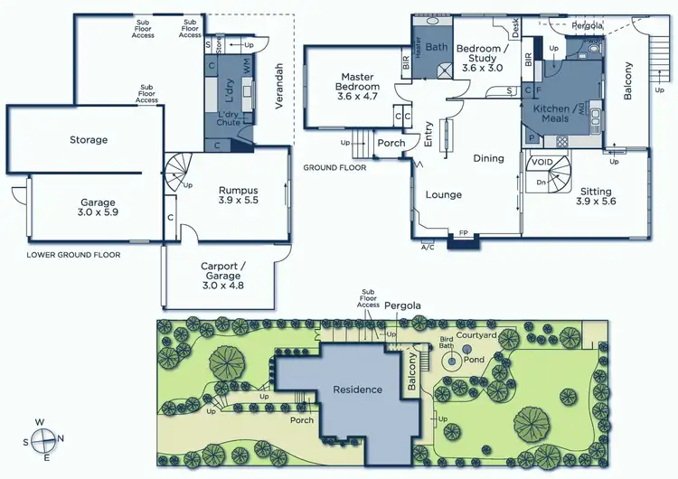 Floorplan of Homely house listing, 25 Rookwood Street, Balwyn North VIC 3104