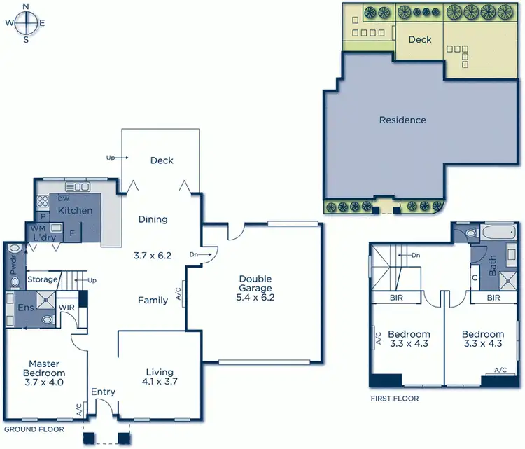 Floorplan of Homely townhouse listing, 2/1 Kelba Street, Balwyn North VIC 3104