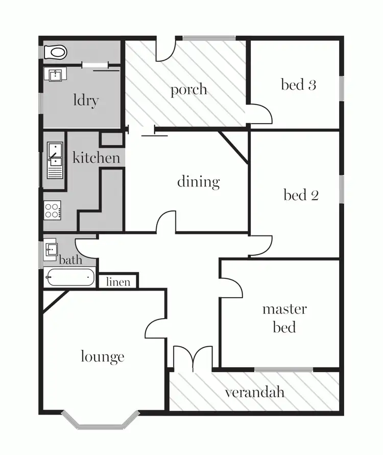 Floorplan of Homely house listing, 16 Linden Avenue, Wendouree VIC 3355