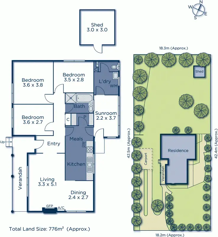Floorplan of Homely house listing, 27 Morloc Street, Forest Hill VIC 3131