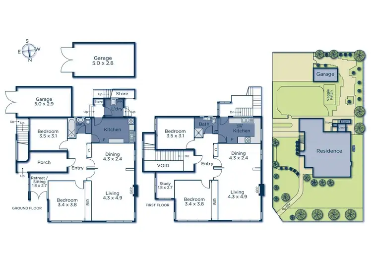 Floorplan of Homely house listing, 854-856 Riversdale Road, Camberwell VIC 3124