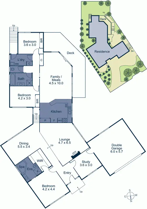 Floorplan of Homely house listing, 1 Delta Street, Surrey Hills VIC 3127