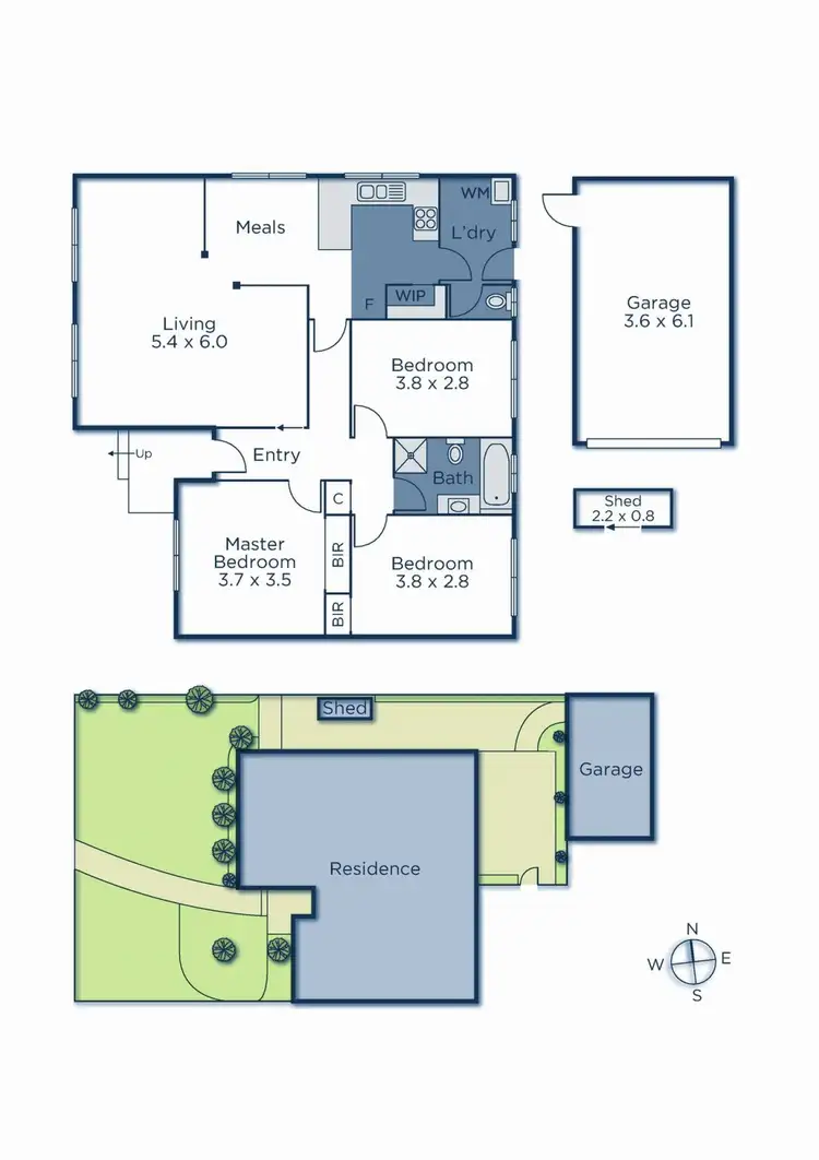 Floorplan of Homely unit listing, 1/23 Consort Avenue, Vermont South VIC 3133