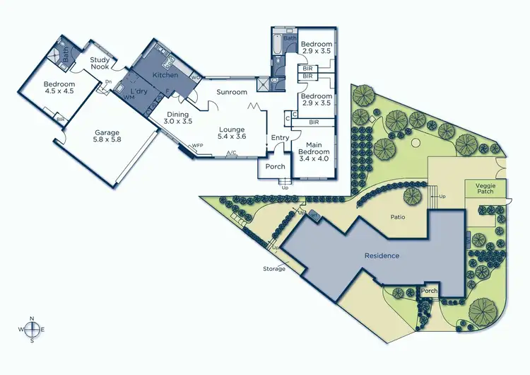 Floorplan of Homely house listing, 6 Goddard Court, Mont Albert North VIC 3129
