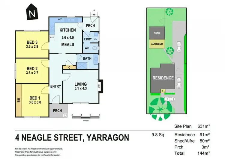 Floorplan of Homely house listing, 4 Neagle Street, Yarragon VIC 3823