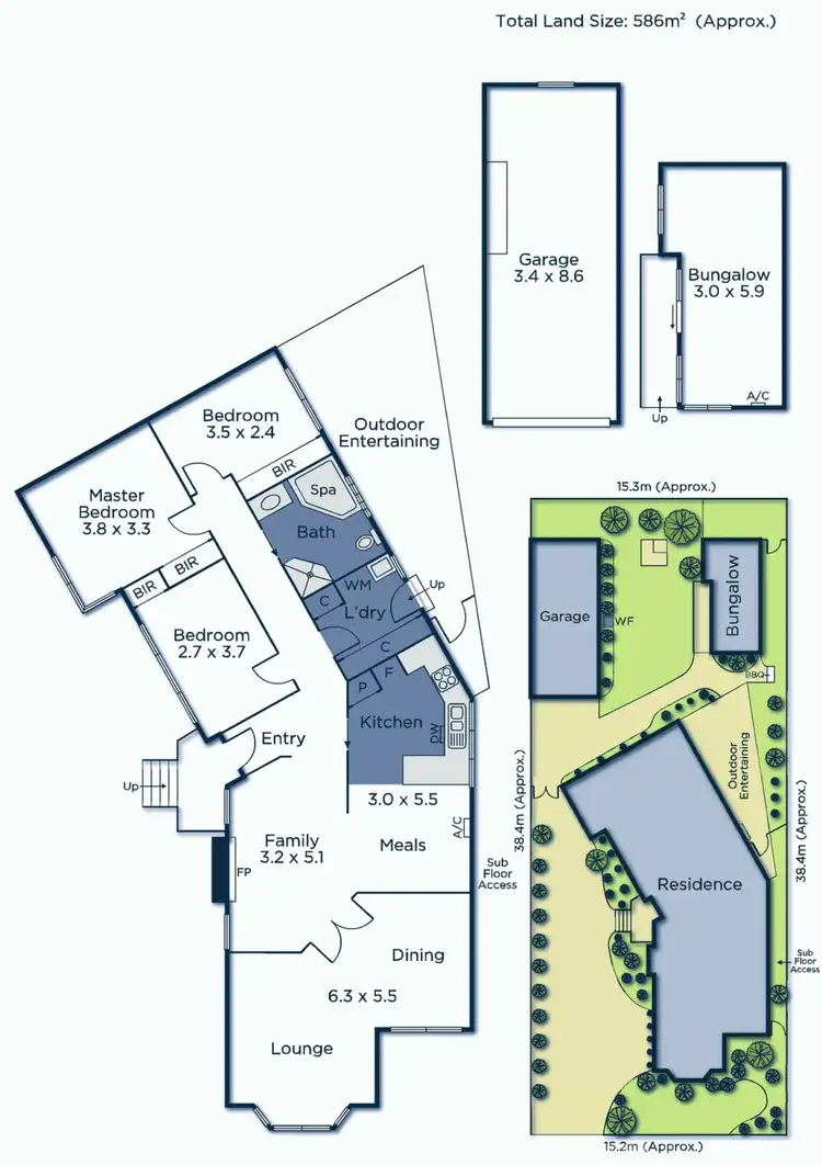 Floorplan of Homely house listing, 44 Primula Street, Blackburn North VIC 3130