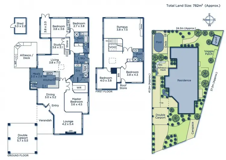 Floorplan of Homely house listing, 7 Anderson Court, Wantirna South VIC 3152