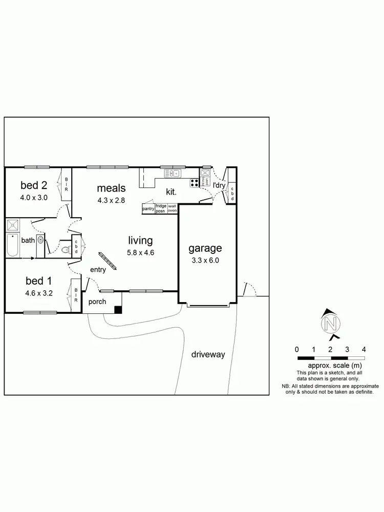 Floorplan of Homely unit listing, Address available on request