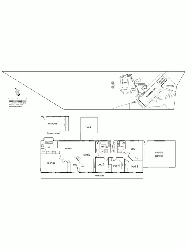 Floorplan of Homely house listing, 124 Mcgowans Road, Donvale VIC 3111