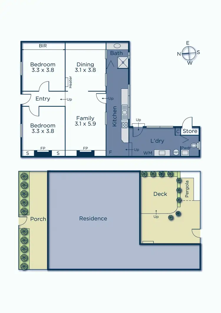 Floorplan of Homely house listing, 8 Carrington Avenue, Hawthorn East VIC 3123