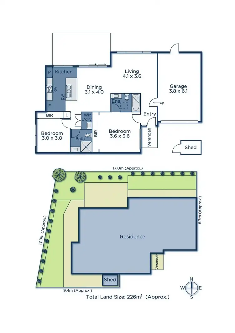 Floorplan of Homely unit listing, 3/10-12 Shady Grove, Nunawading VIC 3131