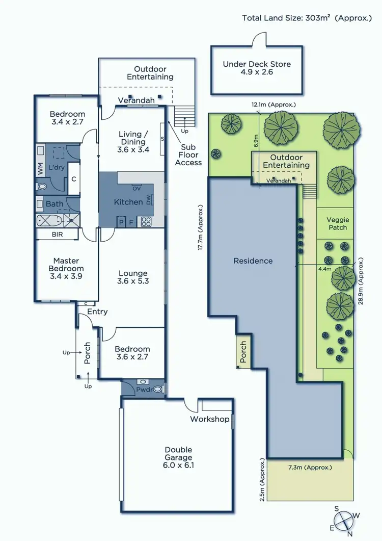 Floorplan of Homely unit listing, 8/258 Dorset Road, Croydon VIC 3136
