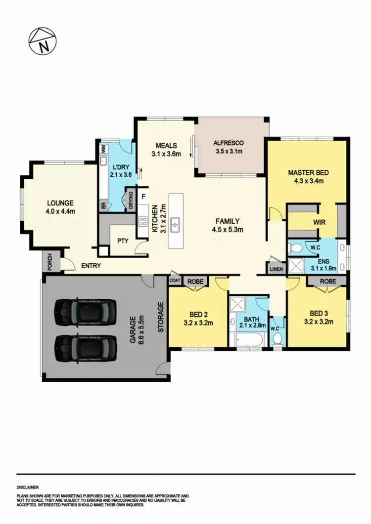 Floorplan of Homely house listing, 6 Silo Close, Lake Wendouree VIC 3350