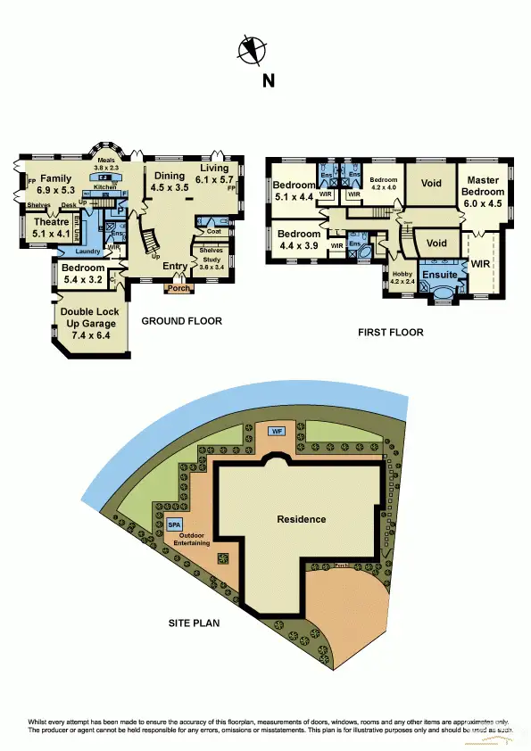 Floorplan of Homely house listing, 3B Waterford Court, Sanctuary Lakes VIC 3030