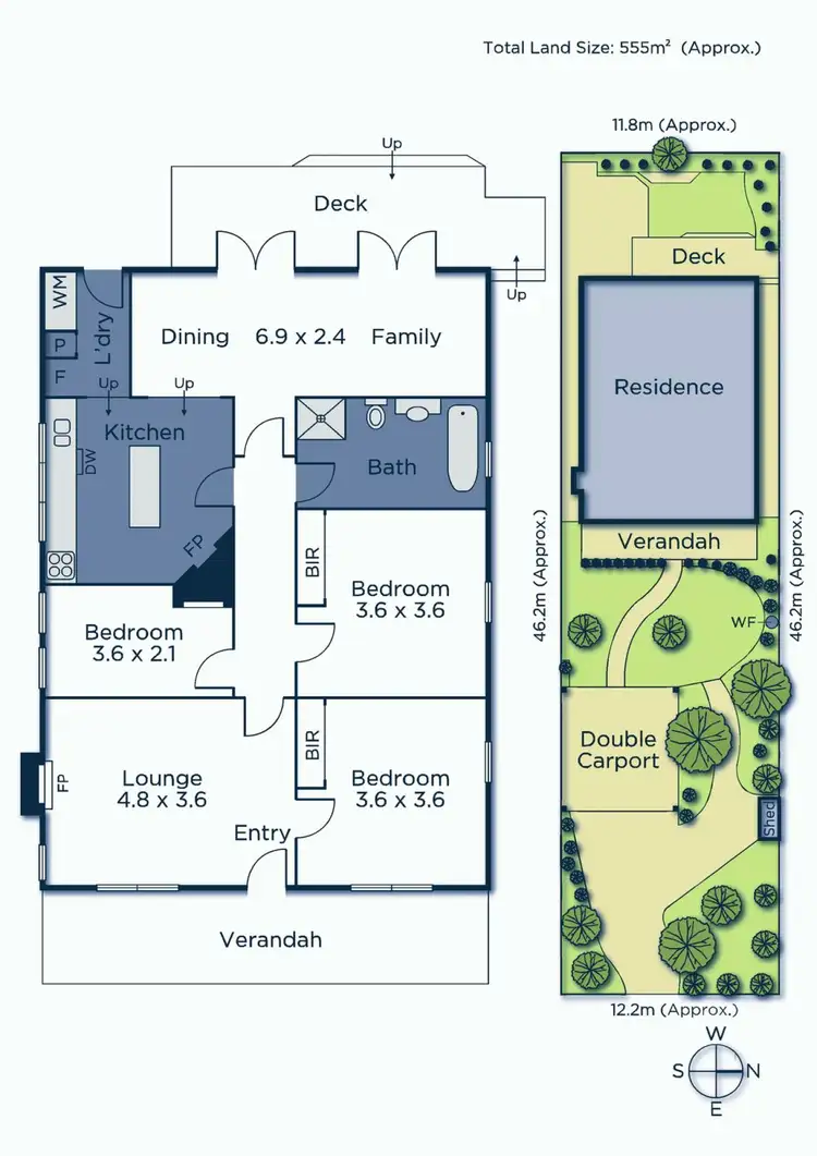 Floorplan of Homely house listing, 34A Glenburnie Road, Mitcham VIC 3132