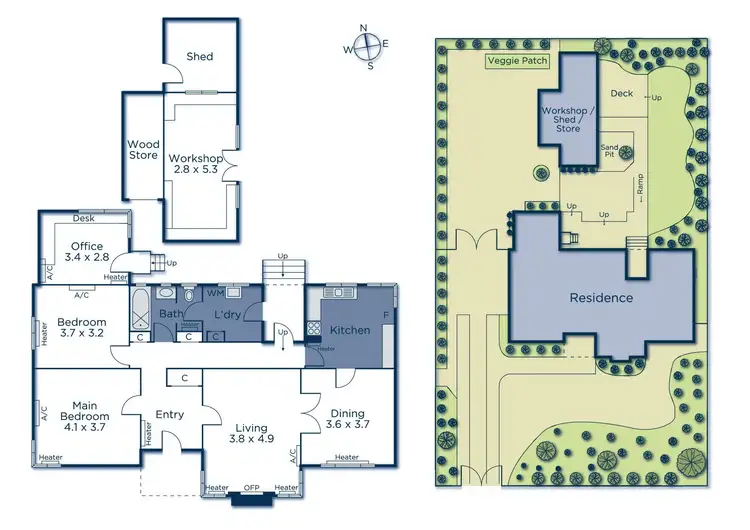 Floorplan of Homely house listing, 137 Woodhouse Grove, Box Hill North VIC 3129