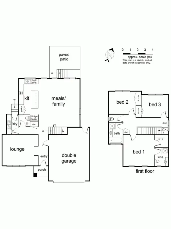 Floorplan of Homely townhouse listing, 8/303 Maroondah Highway, Croydon North VIC 3136