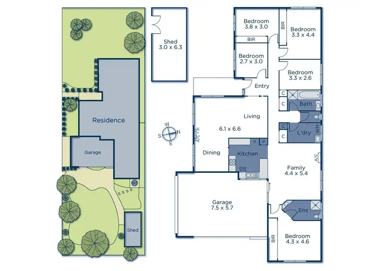 Floorplan of Homely house listing, 2 Tyrrell Street, Mont Albert North VIC 3129