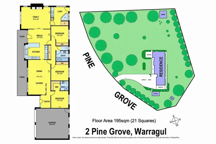 Floorplan of Homely house listing, 2 Pine Grove, Warragul VIC 3820