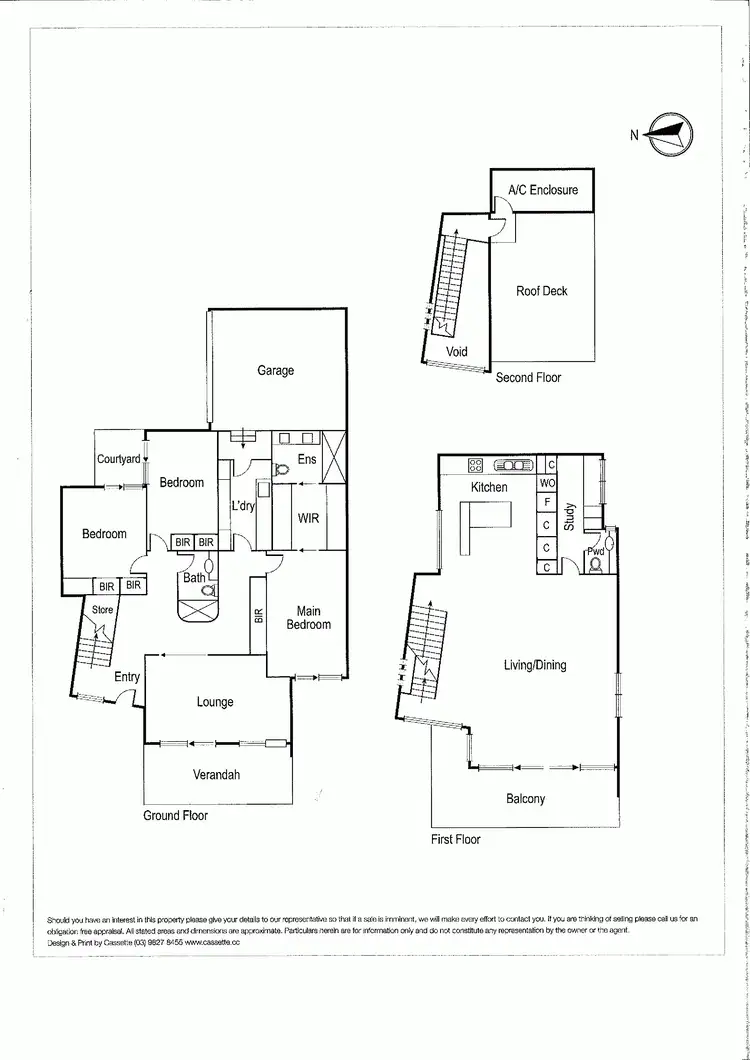 Floorplan of Homely townhouse listing, 216 Esplanade, Brighton VIC 3186