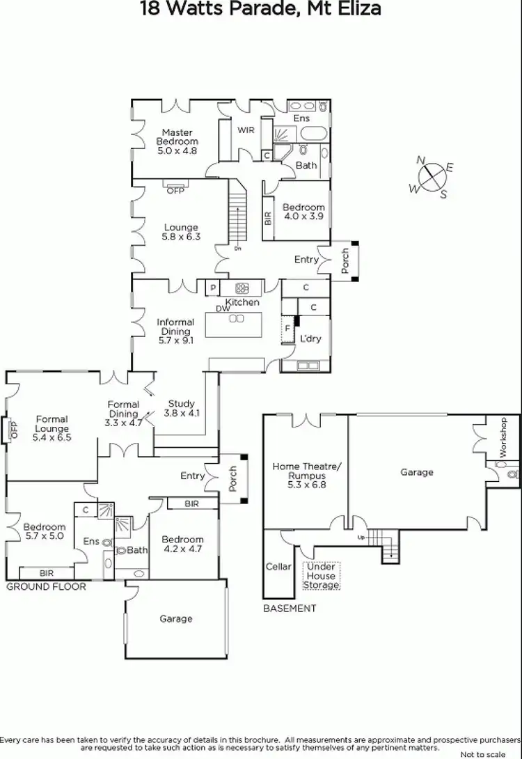 Floorplan of Homely house listing, 18 Watts Parade, Mount Eliza VIC 3930