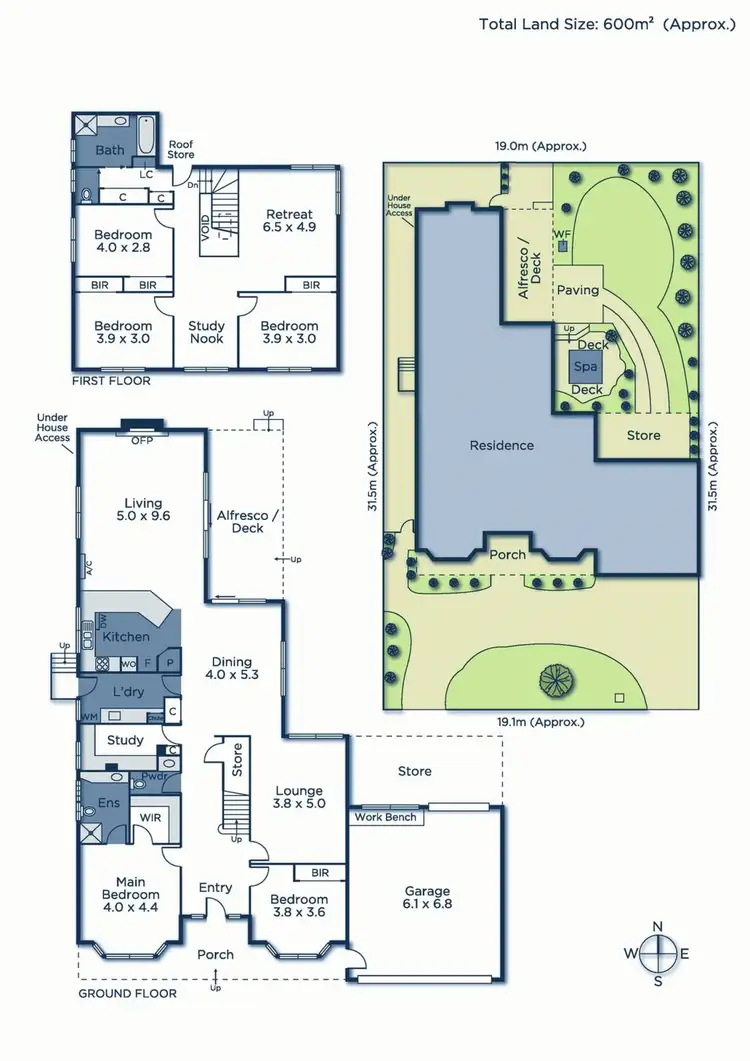 Floorplan of Homely house listing, 15 Good Governs Street, Mitcham VIC 3132