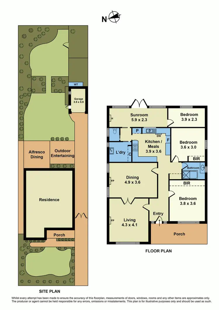 Floorplan of Homely house listing, 33 Summerhill Road, Footscray VIC 3011