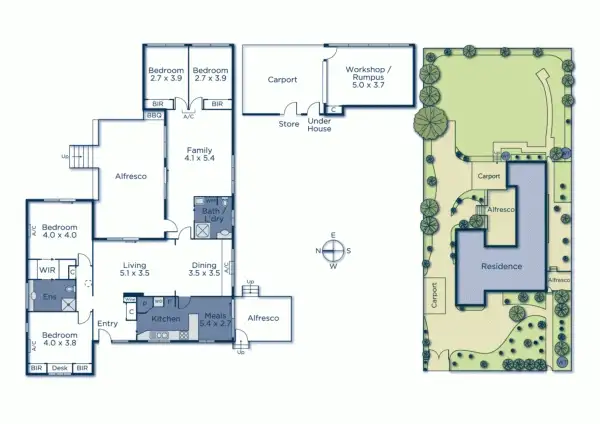 Floorplan of Homely house listing, 429 Mitcham Road, Mitcham VIC 3132