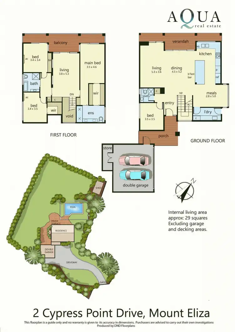 Floorplan of Homely house listing, 2 Cypress Point Drive, Mount Eliza VIC 3930