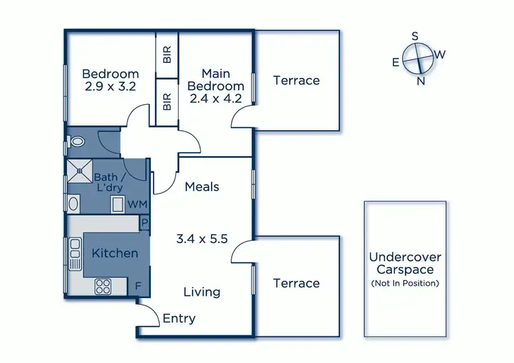 Floorplan of Homely unit listing, 2/56-60 Bishop Street, Box Hill VIC 3128