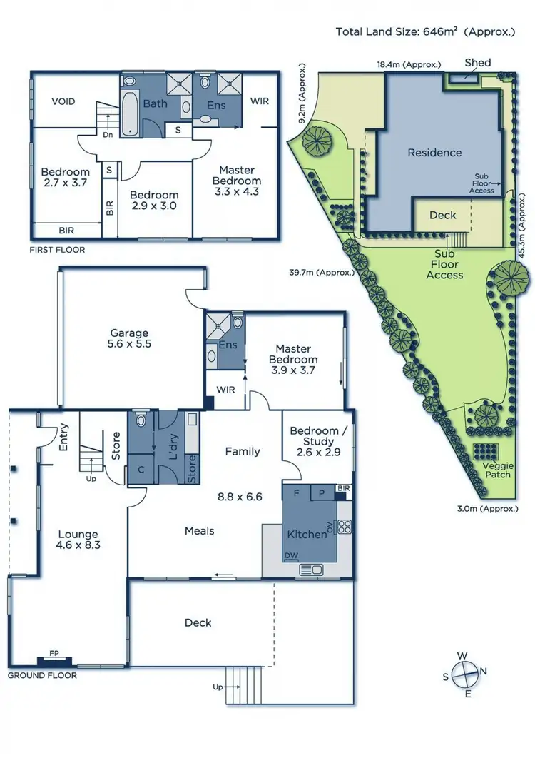 Floorplan of Homely house listing, 1 Chippendale Terrace, Burwood East VIC 3151