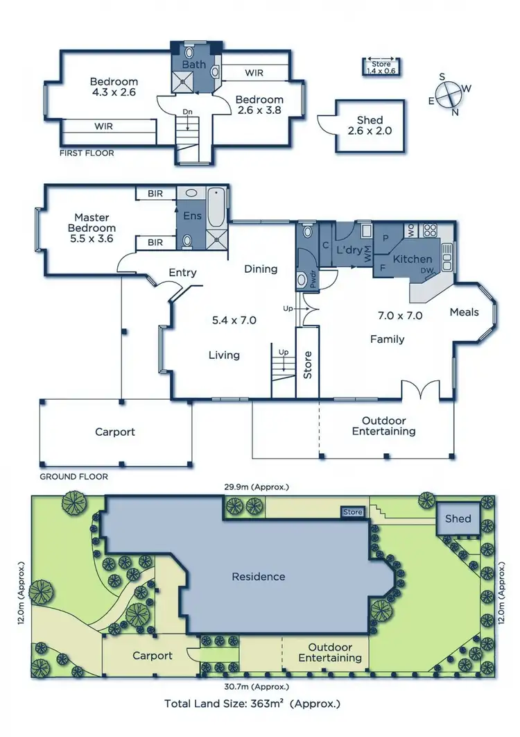 Floorplan of Homely house listing, 4 Kensington Gardens, Vermont South VIC 3133