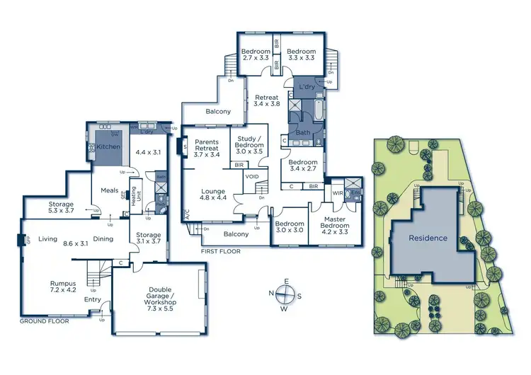 Floorplan of Homely house listing, 5 Morang Avenue, Templestowe Lower VIC 3107