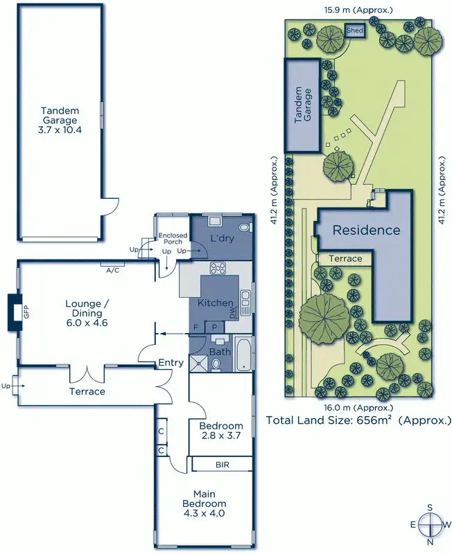 Floorplan of Homely house listing, 44 Alwyn Street, Mitcham VIC 3132