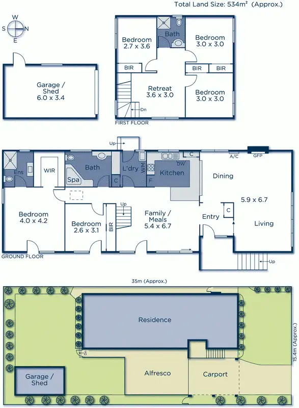 Floorplan of Homely house listing, 8 Manhattan Square, Vermont VIC 3133