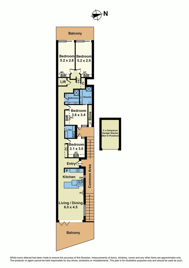 Floorplan of Homely apartment listing, 13B Douglas Parade, Williamstown VIC 3016