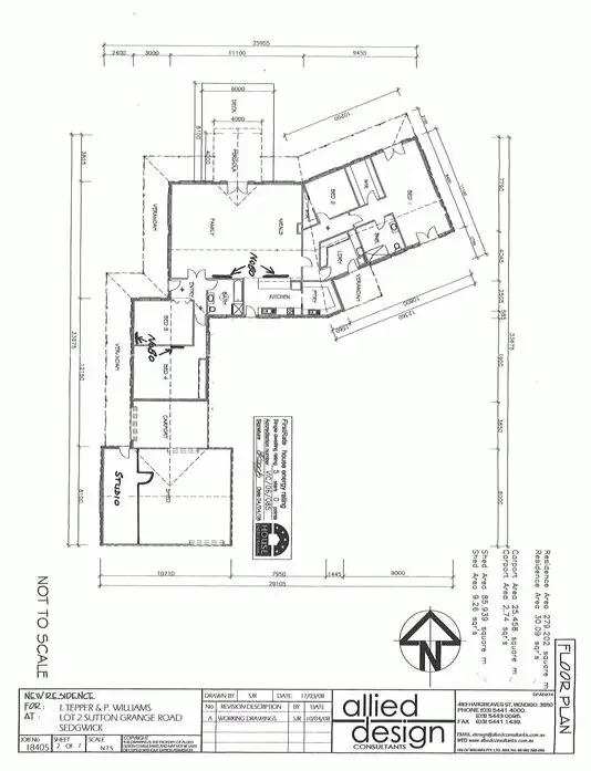 Floorplan of Homely house listing, 453 Sutton  Grange Road, Sedgwick VIC 3551