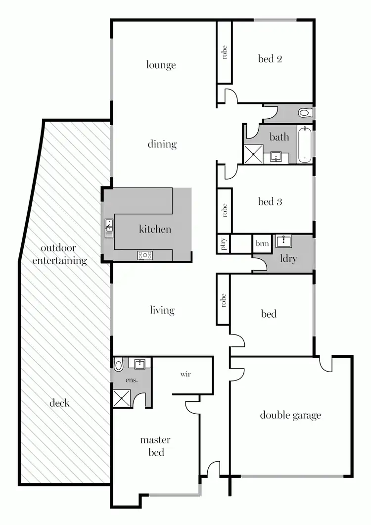 Floorplan of Homely house listing, 20 Catherine Court, Brown Hill VIC 3350
