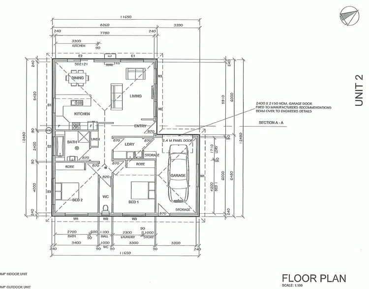 Floorplan of Homely townhouse listing, 2/192 Cambridge Street, West Launceston TAS 7250
