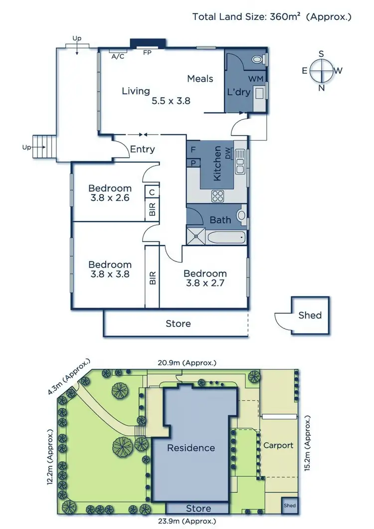 Floorplan of Homely house listing, 24 Reserve Avenue, Mitcham VIC 3132