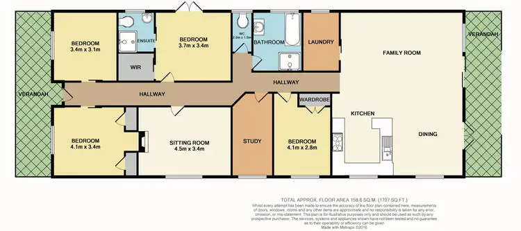 Floorplan of Homely house listing, 410 Errard Street South, Ballarat VIC 3350