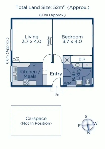 Floorplan of Homely unit listing, 4/27A Laburnum Street, Blackburn VIC 3130