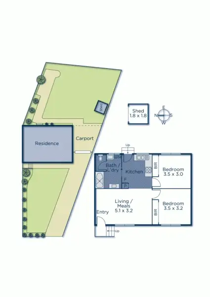 Floorplan of Homely townhouse listing, 3A Browns Road, Nunawading VIC 3131