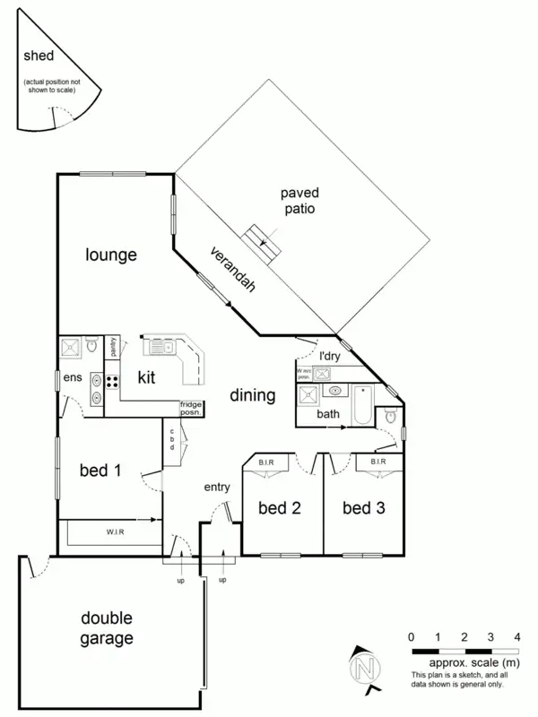 Floorplan of Homely townhouse listing, 10a Clement Crescent, Croydon VIC 3136