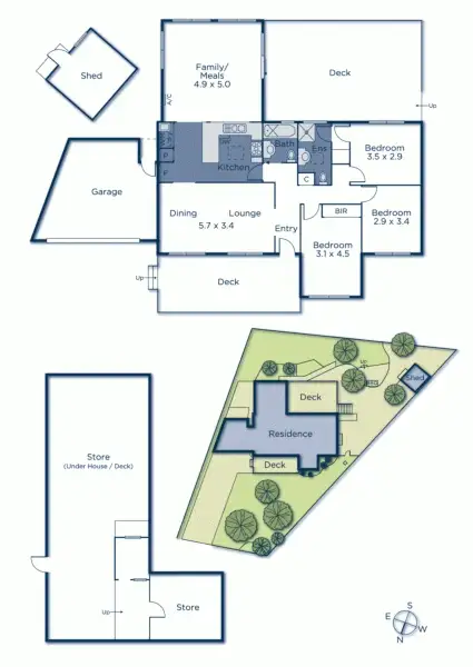 Floorplan of Homely house listing, 3 Moomba Court, Croydon VIC 3136