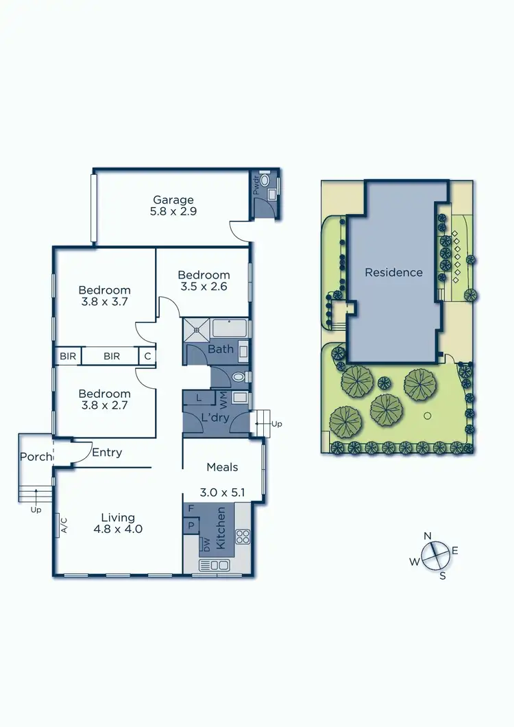 Floorplan of Homely unit listing, 1/5 Clifton Road, Hawthorn East VIC 3123